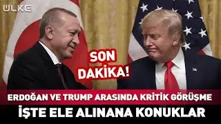 Erdoğan ve Trump Arasında Kritik Görüşme! İşte Ele Alınan Konular #sondakika