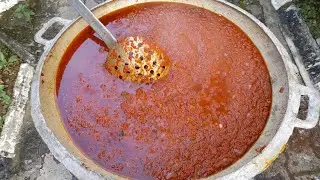 How To Make STEW BASE for a PERFECT JOLLOF RICE..