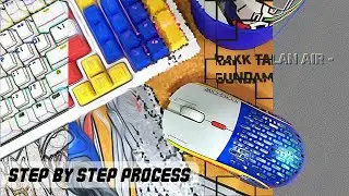 Step By Step Process: RAKK Talan Air Disassemble & Assembly | Gundam Theme Mouse [08-04-2022]