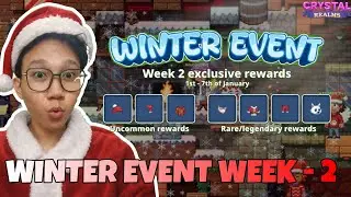 HOKI PARAH! Semua Item Winter Event Week 2 Berhasil Didapat | Crystal Realms