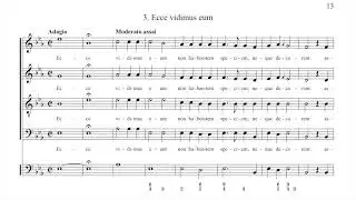 Michael Haydn - Responsoria in Coena Domini - 3. Ecce vidimus eum [Score video]