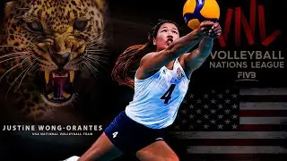 Leopard Speed by Justine Wong-Orantes | Best Libero of the Olympics  and VNL 2021 | (HD)