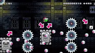 Clearing Hell Of Hexa7: haunted shells (Super Mario Maker)