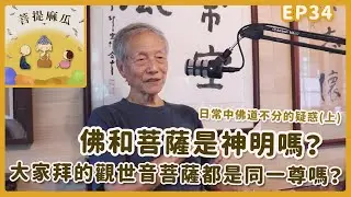 EP34.佛和菩薩是神明嗎？大家拜的觀世音菩薩都是同一尊嗎？｜日常中佛道不分的疑惑(上)【菩提麻瓜】