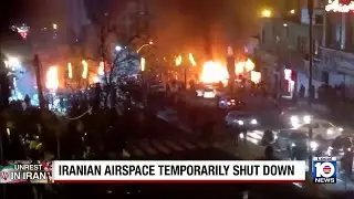 US temporarily shuts down Iranian airspace after weeks of protests
