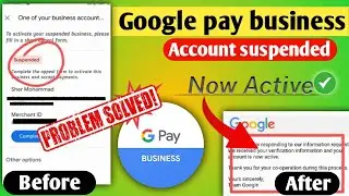 Google pay business account Suspended | How to recover | Gpay merchant Fix