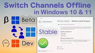 Windows 11 Dev to Stable | Beta to Stable | Join / Leave Windows Insider Program Windows