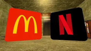 McDonald's and Netflix Nextbots Chase in Windswept | Gmod Nextbots