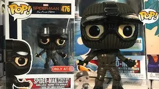 Spiderman Stealth Suit Googles Up Funko Pop Far From Home Movie Review Target Exclusive