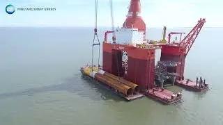 MySE 5.5-155 installation for 198MW offshore wind farm in Wailuo, Guangdong