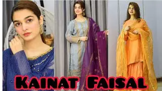 Kainat Faisal new pictures/kainat Faisal new dress ideas/kainat Faisal makeup/kainat hairstyle