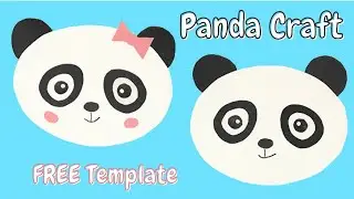 Paper Panda Craft (Free Template)