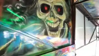 Leonard Derrys Ghost Train onride pov @ John Thurston & Son Funfair 14/05/2022