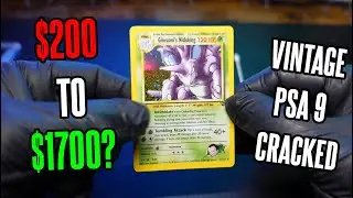 ASMR Pokemon Card Repair #6: 1st Ed. Giovanni's Nidoking Scratched BAD!