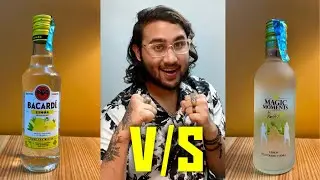 Bacardi Lemon Rum V/S Magic Moments Lemon Vodka | Part 2 | Review | Cocktail | 18+Only |