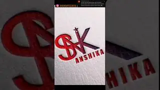 Anshika name logo. comment your name. #logo #logodesign  #shorts #short #satisfying #viral