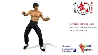 Bruce Lee Jump Dance iClone Motion