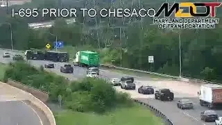 Maryland: Tractor Trailer Flips After Driver Takes Turn Too Fast