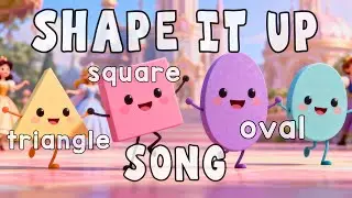 Shape Song | Shape it Up | Circle, Triangle, Square, Hexagon | Fairytale Phonics