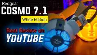 Redgear Cosmo 7.1 White Edition Gaming Headphones | Unboxing and Review in 🔥[HINDI]🔥