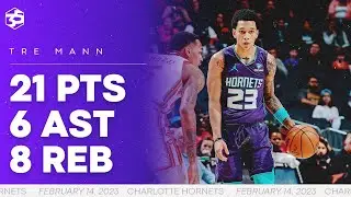 Tre Mann Finishes With Season-High 21 PTS / 8 REB / 6 AST vs Hawks | 2/14/2024
