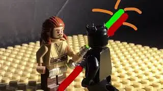 Qui-Gon jinn vs darth Maul