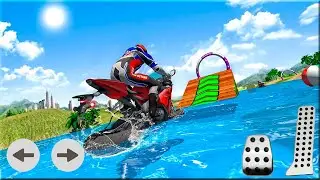 Real Water Surfer Bike Racing Android Gameplay