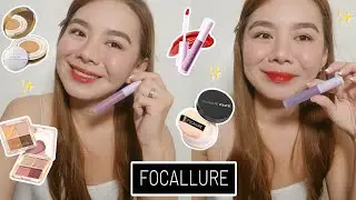 FULL FACE MAKEUP USING FOCALLURE (Lip swatch +Review +Wear test) | Glad Ocampo