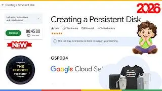 Creating a Persistent Disk | GSP004
