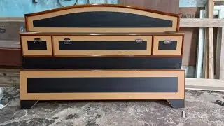 #Bed ki design dressing making video बेड का साइज  [ 6×75
