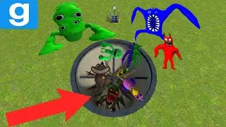 ⚙️SHREDDER GARTEN OF BANBAN 6 ALL NEW CURSED MONSTER MUSCLE FAMILY SPARTAN KICKING in Garry's Mod !