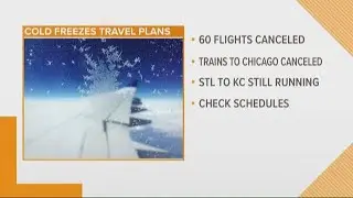 Frigid temps wreak havoc on Midwest travel