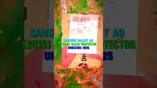 Samsung A9 (2018) Glass Unboxing 🔥&ndash;  দারুন Fit & Clear View! | Shorts Unboxing Review 2025 #galaxya9