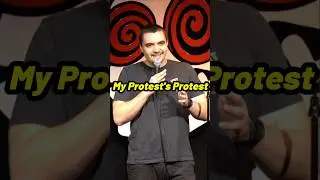 We all have our cause. #standupcomedy #comedy #funny #protest #immigration #wife