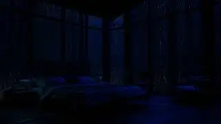 Chuva ASMR 24 horas para embalar você em um sono profundo - Sono na floresta chuvosa