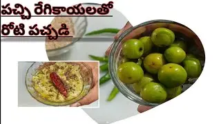 పచ్చి రేగికాయలుతో ఈ రెండు కలిపి రోటి పచ్చడి చేయండి అన్నం మొత్తం దీనితోనే తింటారు || winter special