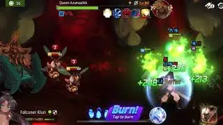 Hell Raid Queen Azumashik Commander Lorina Burst Damage - Epic Seven