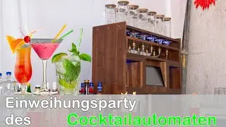 Einweihungsparty für die Cocktail-Maschine - ADJ Asteroid 1200 zum 1. Mal im Einsatz