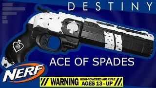 Make a Nerf Destiny 2 Ace of Spades Destiny Cosplay Prop! | Nerf Doublestrike Mod