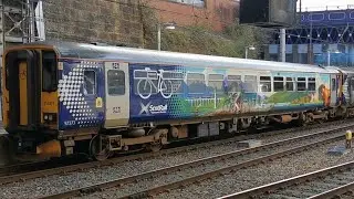 ScotRail 153373 Highland Explorer & 156474 Super Sprinter DMUs Depart Glasgow Queen Street 25/2/23