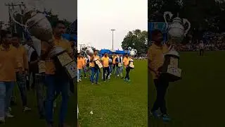 Biggest trophy 🏆 5ft height at hirapur football tournament ⚽|| #shorts #biggest  #footballtrophy