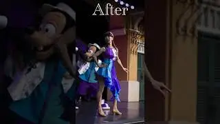 【Before After】写真の現像前と後 #shorts #photography #weddingphotography #disney #disneyparks #ディズニーダンサー