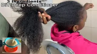 Use this only once a month! DIY Deep Conditioner FULL, LONG & THICK HAIR 🔥 #fasthairgrowth #4chair