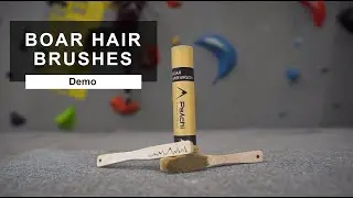 Psychi Boar Hair Brush Product Demonstration - Climbing Brush