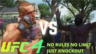 CONOR MCGREGOR vs KIMBO SLICE | MCGREGOR HAS NO CHANCE | UFC BACKYARD FIGHT