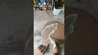 diy wall decor | Texture Art using wall putty #craftbyneha #shorts #textureart #walldecor