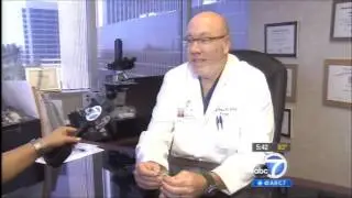 Dr. Werthman on KABC-TV discusses first male contraceptive injection.