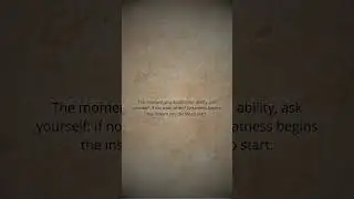 If Not Now, When? The Moment Greatness Begins