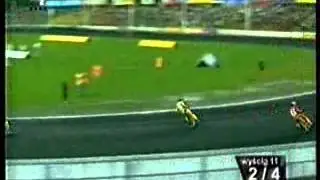 Atak Wiesława Jagusia przy bandzie