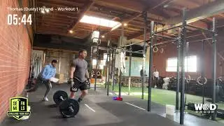 Dusty Hyland -50-54 CrossFit AGOQ Semi Final Workout 1